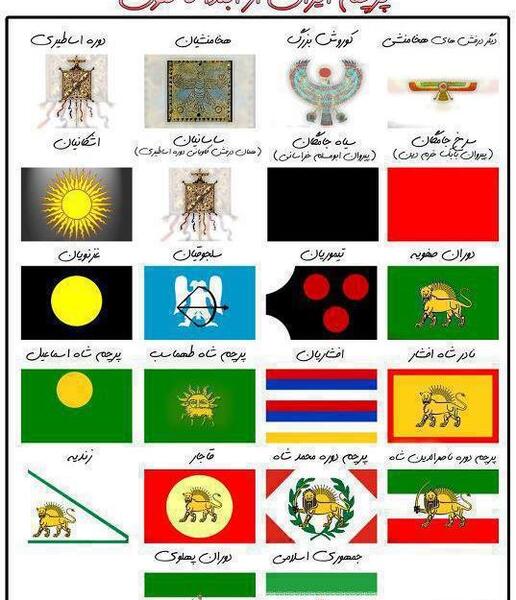 عکس پرچم ایران شاهنشاه