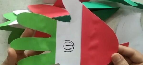 عکس پرچم ایران به صورت نقاشی