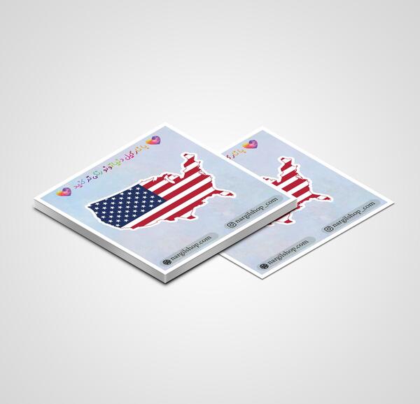 عکس پرچم آمریکا بدون رنگ
