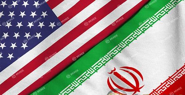 عکس پرچم ایران آمریکا
