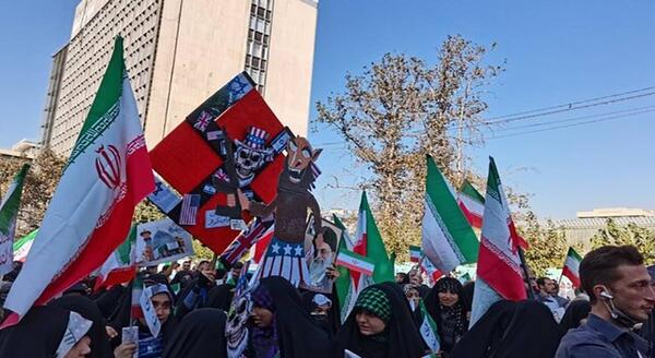 عکس راهپیمایی 13 آبان