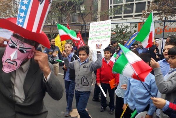 عکس راهپیمایی 13 آبان