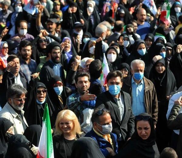 عکس راهپیمایی 13 آبان