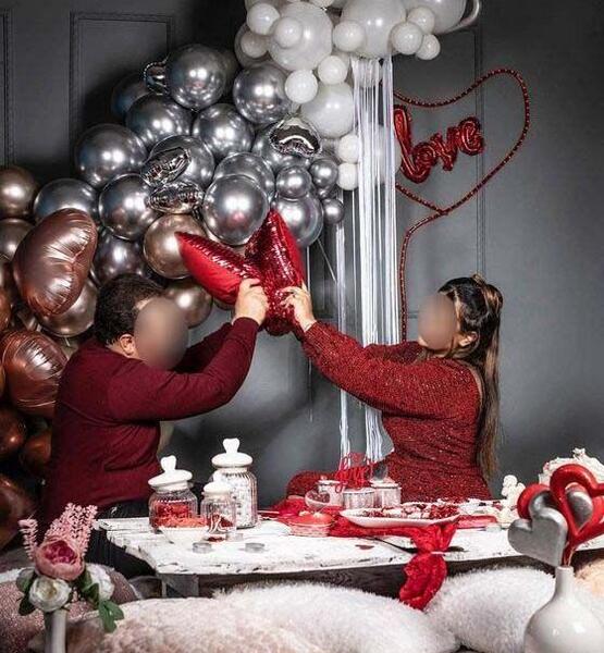 ژست عکس برای ولنتاین
