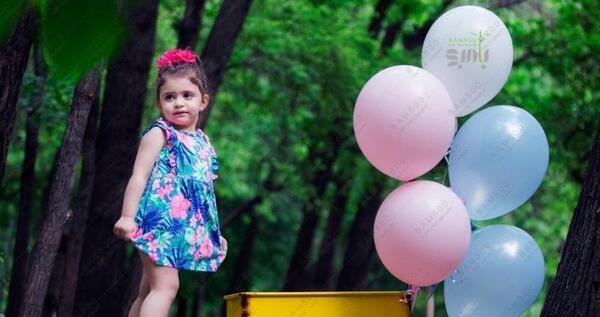 ژست عکس کودک برای تولد