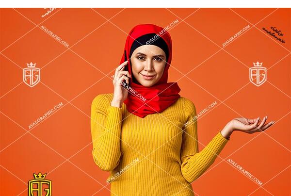 ژست عکس با چادر نماز
