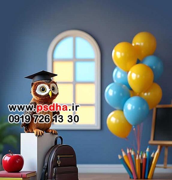 عکس کارتونی مدرسه دخترانه