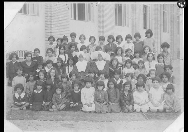 عکس قدیمی مدرسه دخترانه