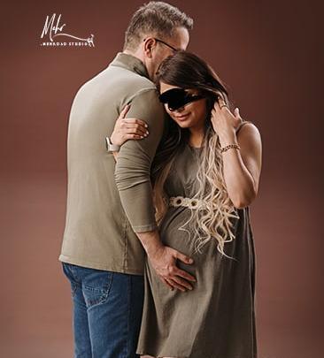 ژست عکس اسپرت بارداری