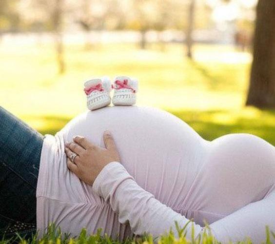 مدل ژست عکس بارداری جدید