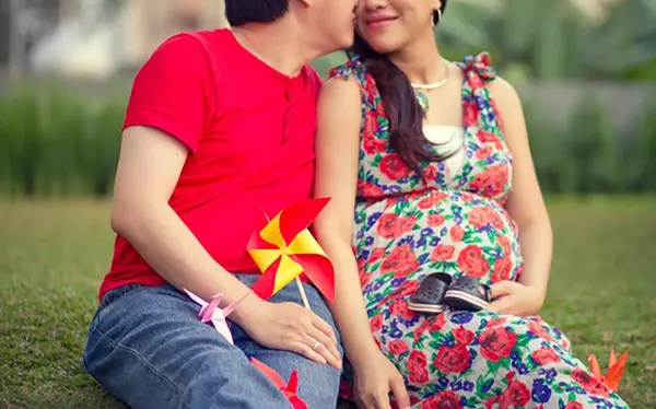 مدل ژست عکس بارداری جدید
