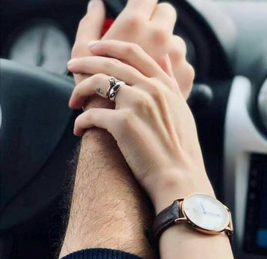 ژست عکس دونفره ماشین