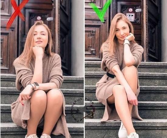 ژست عکس روی پله پسرانه