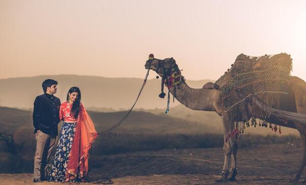 ژست عکس تو کویر