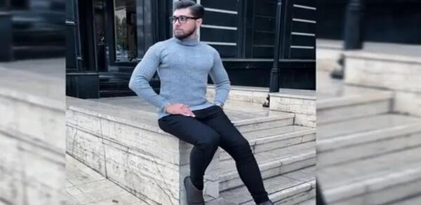 ژست عکس نیم رخ پسرانه