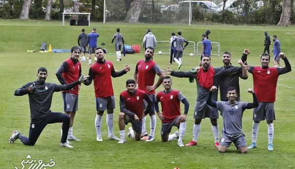 ژست عکس گرفتن فوتبالی