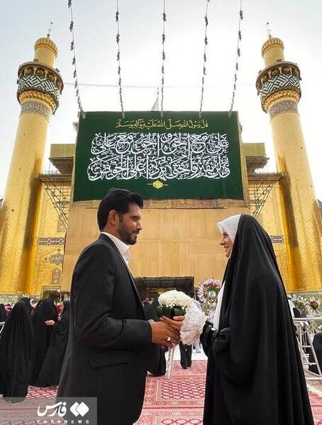 ژست عکس عقد حرم