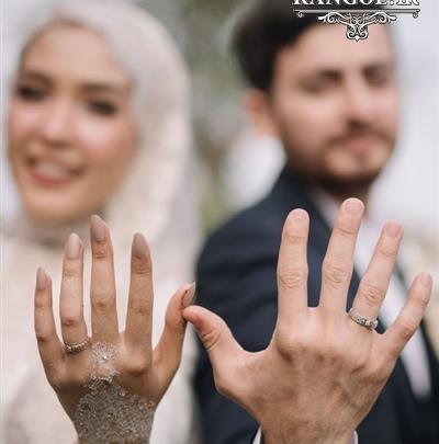 ژست عکس عقد در خانه