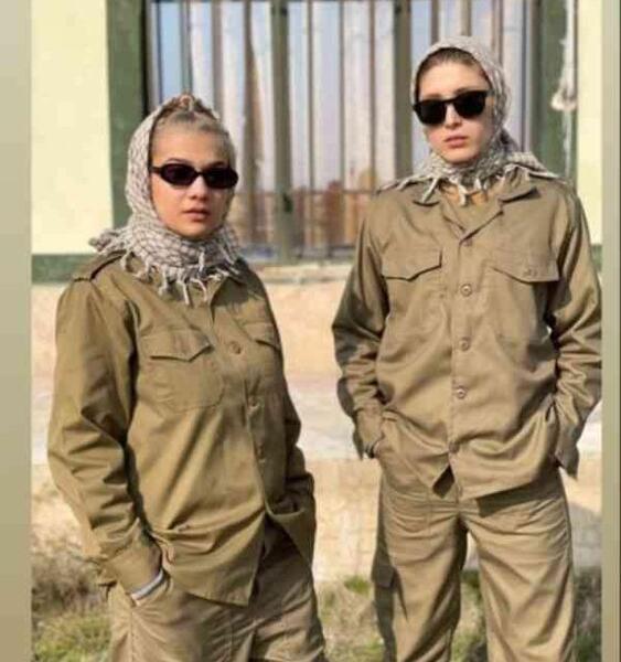 ژست عکس عاشقانه سربازی
