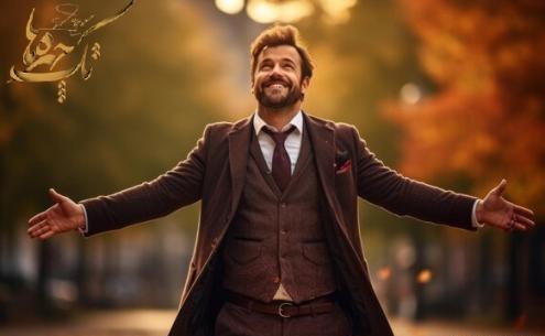 عکس ژست عکاسی پاییزه پسرانه