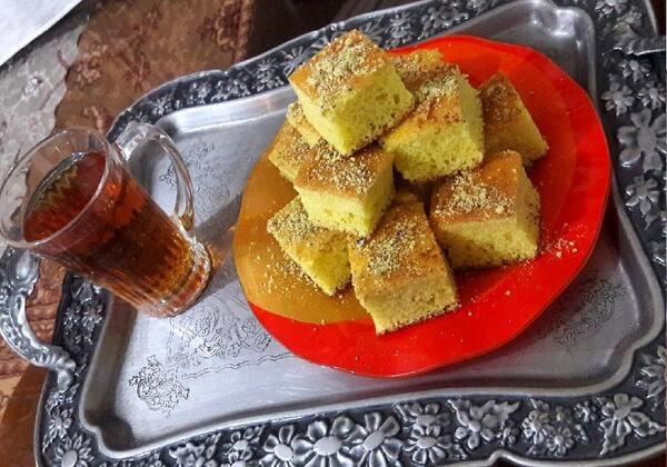 عکس کیک و چایی عصرونه