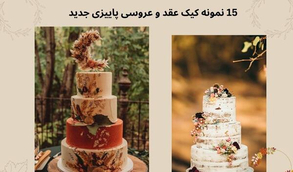 عکس کیک پاییزی جدید