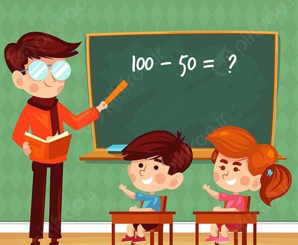 عکس کارتونی کلاس زبان