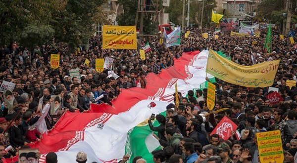 عکس راهپیمایی روز دانش آموز