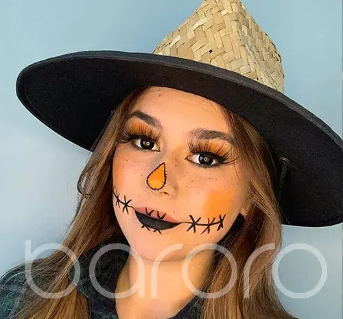 عکس روی صورت هالووین