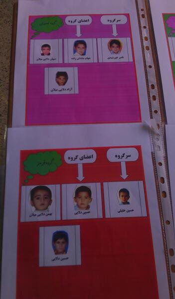 عکس گروه کلاسی ششم