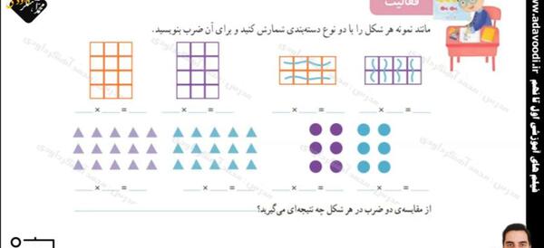عکس ریاضی کلاس سوم ابتدایی