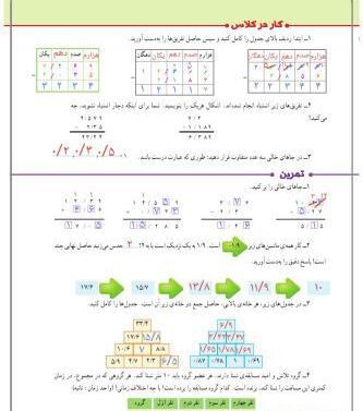 عکس کلاس پنجم ریاضی