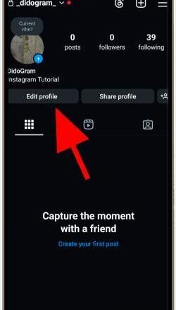 ویرایش عکس نمایه اینستاگرام