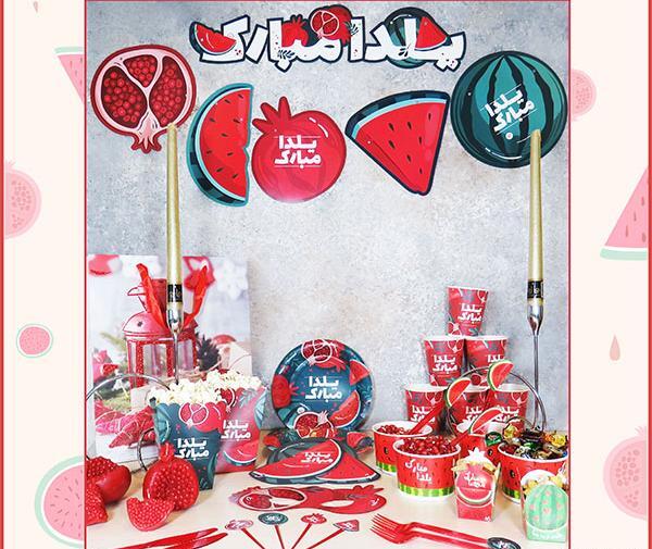 عکس تاج انار شب یلدا
