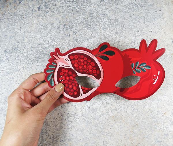 عکس تاج انار شب یلدا
