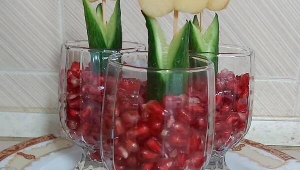 عکس تاج انار شب یلدا
