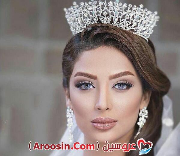 عکس تاج مشکی عروس