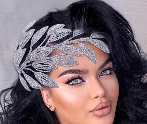 عکس تاج مشکی عروس