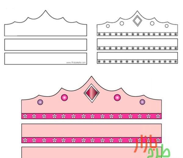 عکس مدل تاج کاغذی