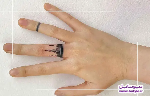 عکس تاج کوچک برای تاتو