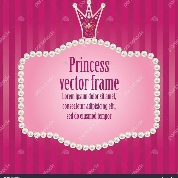 عکس تاج دخترانه صورتی