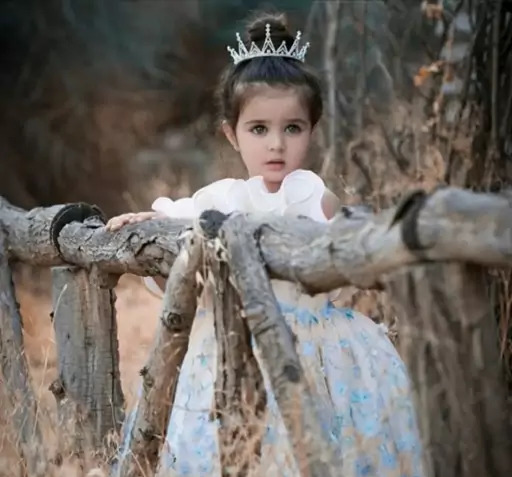 عکس دختر با تاج پرنسسی