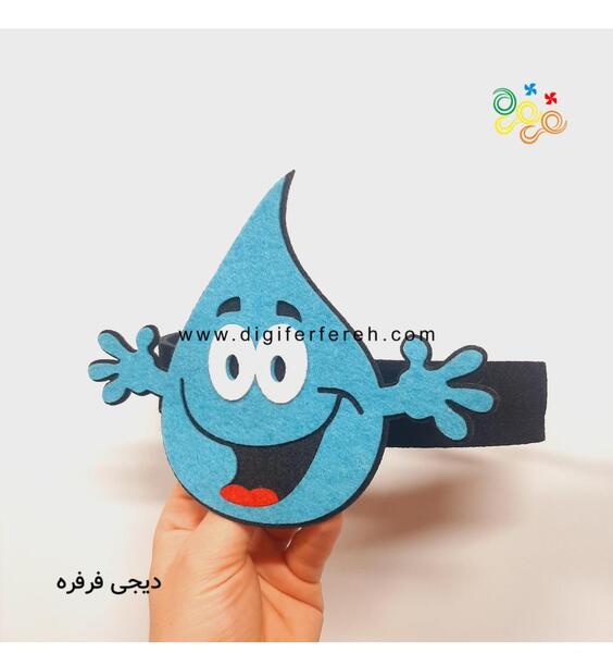 عکس کاردستی تاج قطره آب