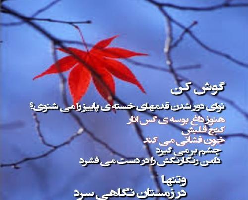 عکس خداحافظی پاییز