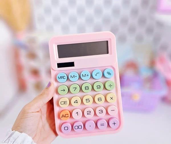 عکس ماشین حساب کوچک رنگی