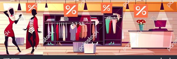 عکس پس زمینه لباس فروشی