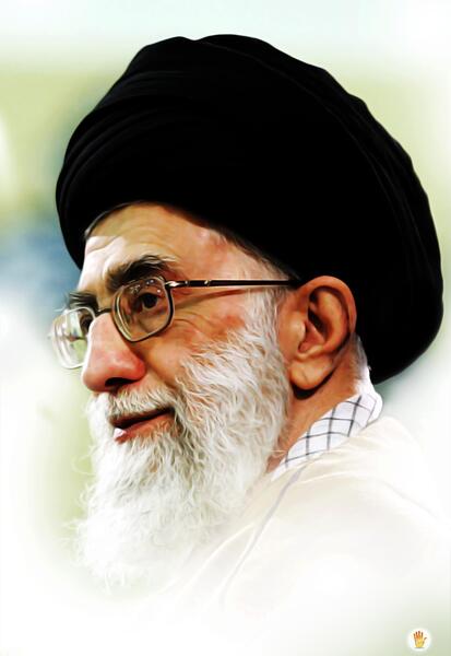 عکس زیبای خامنه ای