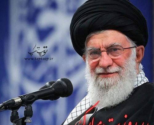 عکس زیبای آقای خامنه ای