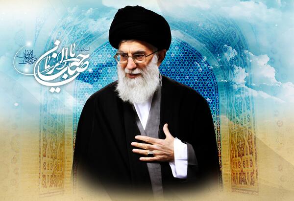 عکس زیبای آقا خامنه ای