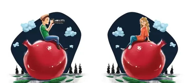 عکس خام یلدایی برای فتوشاپ